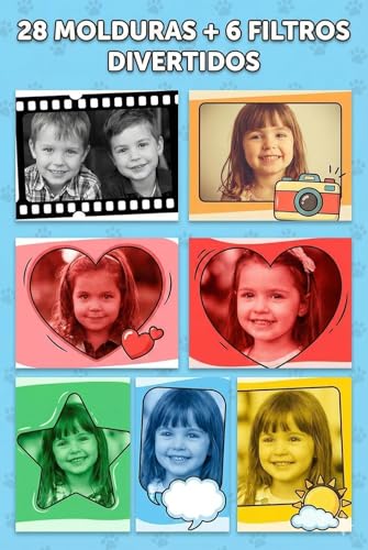 Câmera Digital Infantil Gatinho Recarregável, Azul | Bateria USB, Gravação de Fotos e Vídeos HD, Design Seguro e Resistente, Antichoque, Presente Educativo e Divertido