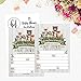 Hadley Designs 25 Cute Rustic Woodland Animals Invitations, Printed Fill In The Blank Invites Baby Gender, Neutral Adventure Coed Deer Bear Fox Themed Party Card, Paper Adventure for Baby Shower
