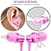 Earbud Headphone, AFUNTA Stereo In-Ear Earphone 3.5mm with Microphone Clear Sound Noise Isolating Ergonomic Comfort Fit for Cell Phone iPhone Samsung Sony iPad Laptop PC - Pink