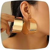 ANYILVTULI Big Hoop Earrings Jewelry Earrings