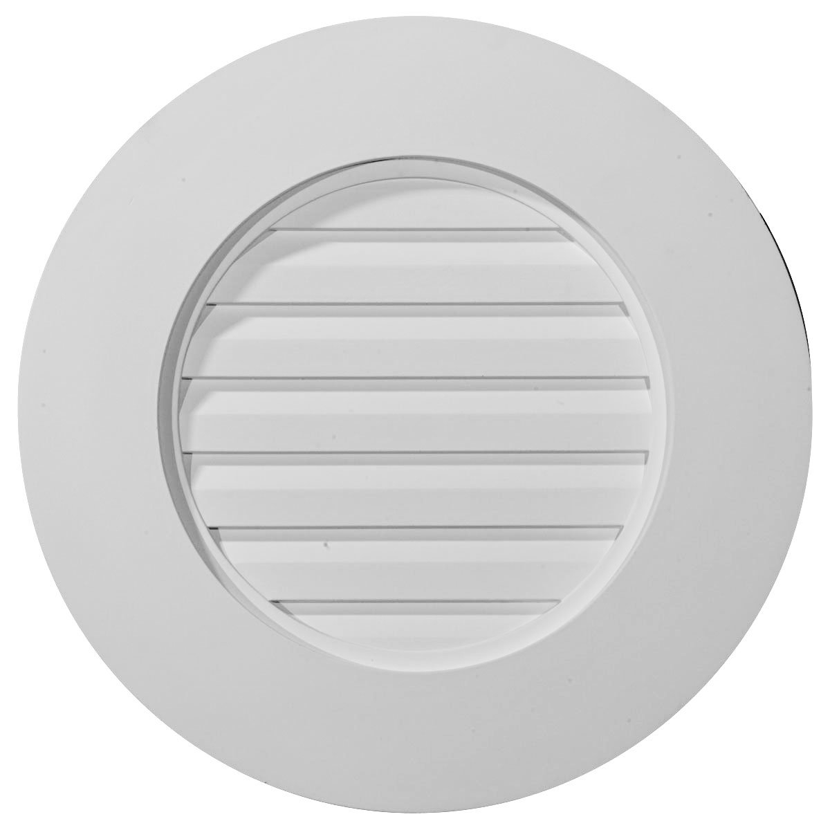 Ekena Millwork GVRO20F Gable Vent, 20"W x 20"H x 1 1/8"P, Factory Primed White