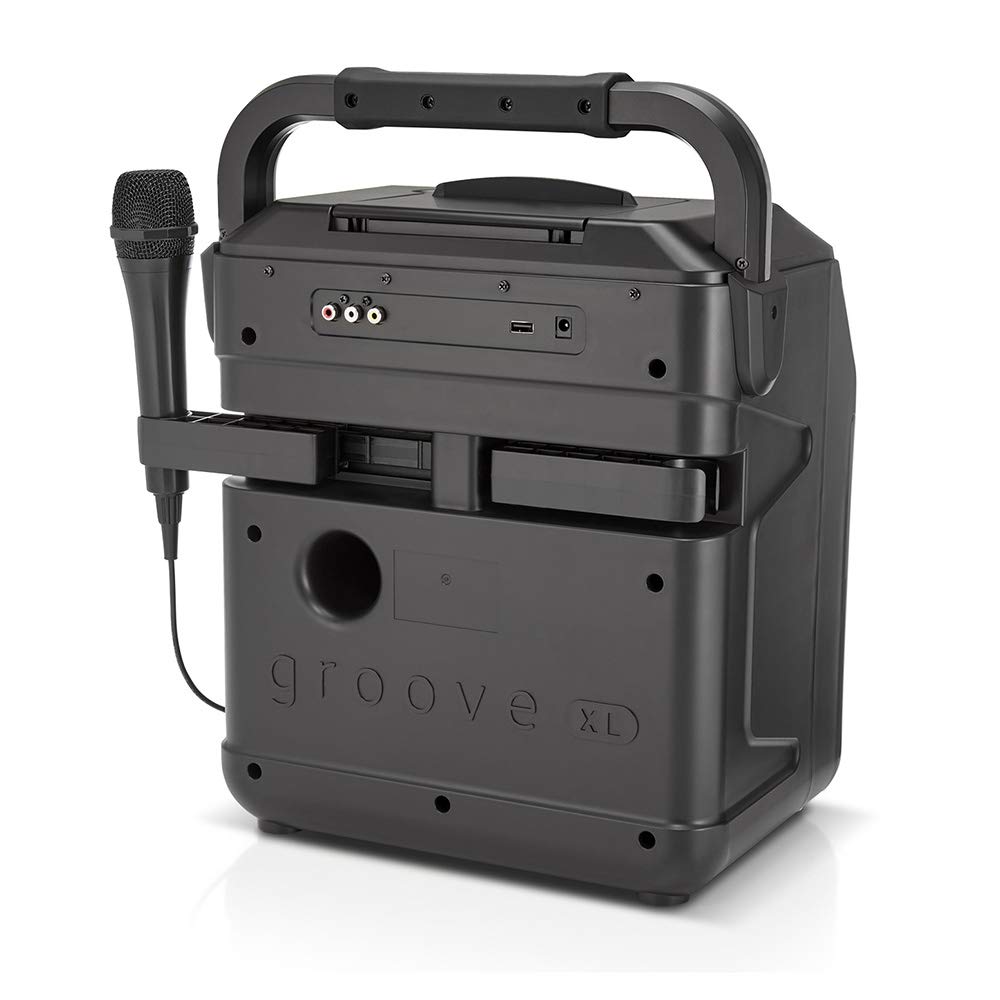 Singing Machine STVG782BK Groove XL Karaoke System with Bluetooth and Voice Effects, Black