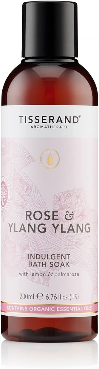 Tisserand Nature's Spa Rose Ylang Ylang Bath Soak 100% Natural Essential Oils