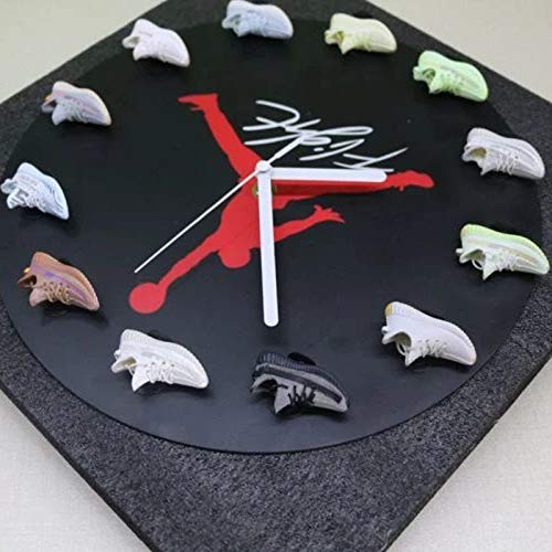 12" Jordan Shoe Clock Air Jordan 3D Sneaker Clock with 112 Mini
