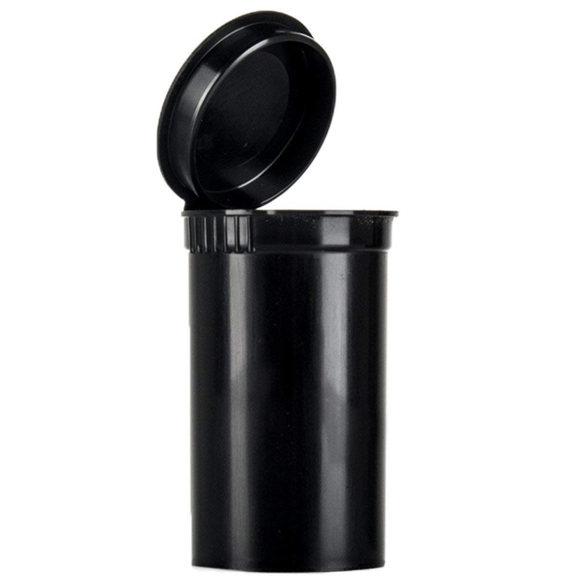10 x 19 Dram / 80ml POP TOP SQUEEZE Bottles Container Vials RX - BLACK- Child Resistant FDA Approved Medical Grade Plastic