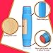Rolling Fidget Stick Pack - Set of 4 Sticks in Carry Bag for ADHD Focus, EDC Boredom, & Rollover Tricks - Boost Dexterity, Silicone Padded Ends