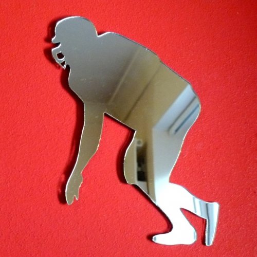 Super Cool Creations American Footballer Mirror - 45cm x 30cm