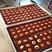 1 Inch Round Molds, 3 Packs Semi Sphere Silicone Mold for Making Half Sphere Candy, Chocolate, Cake, Jelly, Dome Mousse
