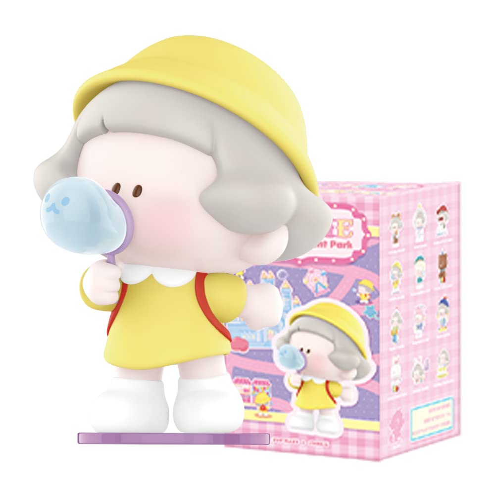 POP MART Cookie The Amusement Park Series Set(12Boxes) Exclusive Blind Box Popular Art Collectible Toy Cute Action Figure Box Toy Creative Gift, for Christmas Birthday Party Holiday