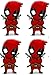 12 Deadpool Stickers 2