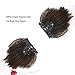 Anrosa Kinkys Curly Clip in Hair Extensions Human Hair 3C 4A Afro Kinky Curly Clip ins Natural Hair Real Remy Thick Human Hair Extensions for Black Women (20 inch, Ombre #1B/4)