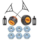 Hipa Gas Fuel Cap Oil Cap for Stihl 021 034 038 025 026 028 020 020T 023 024 034S 036 048 Chainsaw w Sprocket Cover Bar Nut