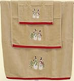 Tall Snowman Hand Towel
