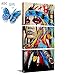 JESC Wall Painting Canvas Painting Native American Girl Feathered Women Modern Indian Girl for Hallway Living Room Bedroom Only Decor Luxury Wall Framed Ready to Hang (12x18inchx3)