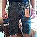 HANQIU Mens Cotton Camo Printed Tactical Cargo Shorts