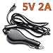 iSaddle 5V 2A Car Charger for Garmin GPS