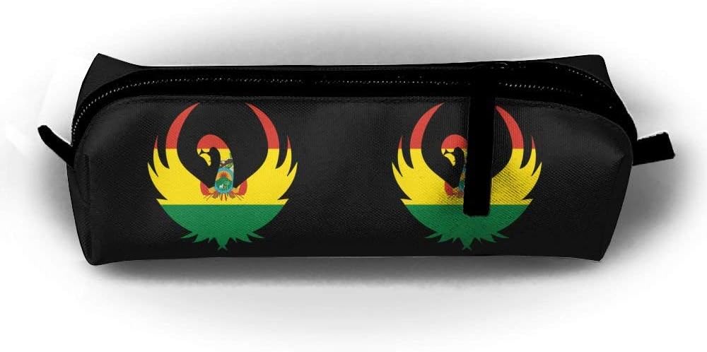 Pencil Case Bolivia Canvas Bag Zipper Case Pen Holder Organizer Makeup Bag
