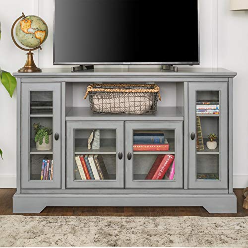 Middlebrook Designs 52inch Highboy TV Stand Console Antique White