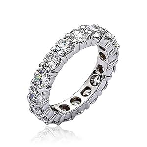 Bling Jewelry Stackable Clear CZ Eternity Wedding Band Ring 925 Silver: Amazon.ca: Jewelry Bling Jewelry Stackable Clear CZ Eternity Wedding Band Ring 925 Silver: Amazon.ca: Jewelry