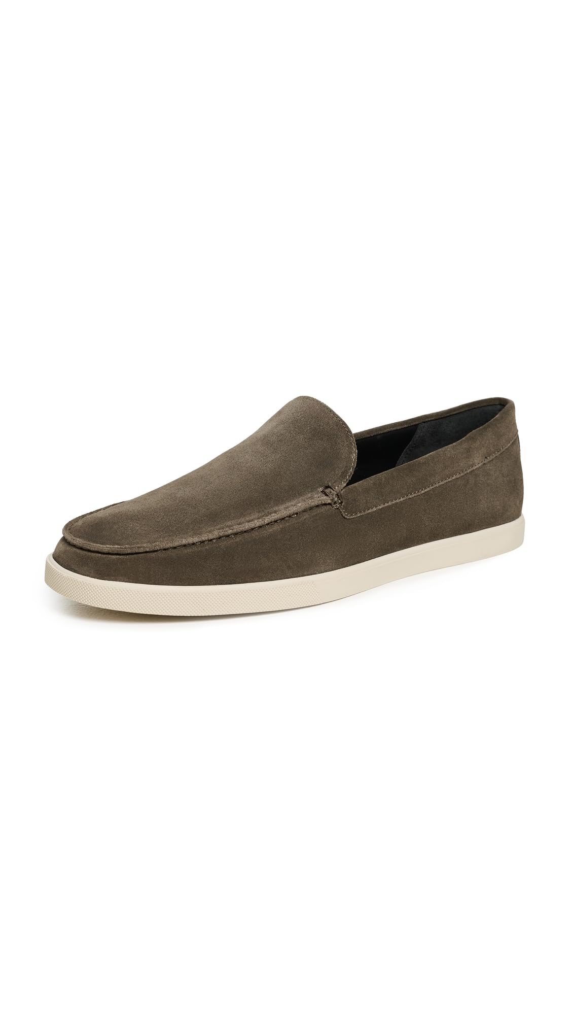 Vince Men’s Sonoma Suede Slip On Loafers, Dark Roast, 11 Medium US