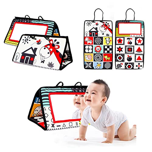 ToBsoft Tummy Time Floor Mirror, Newborn Toys Infant Toys 06 Months