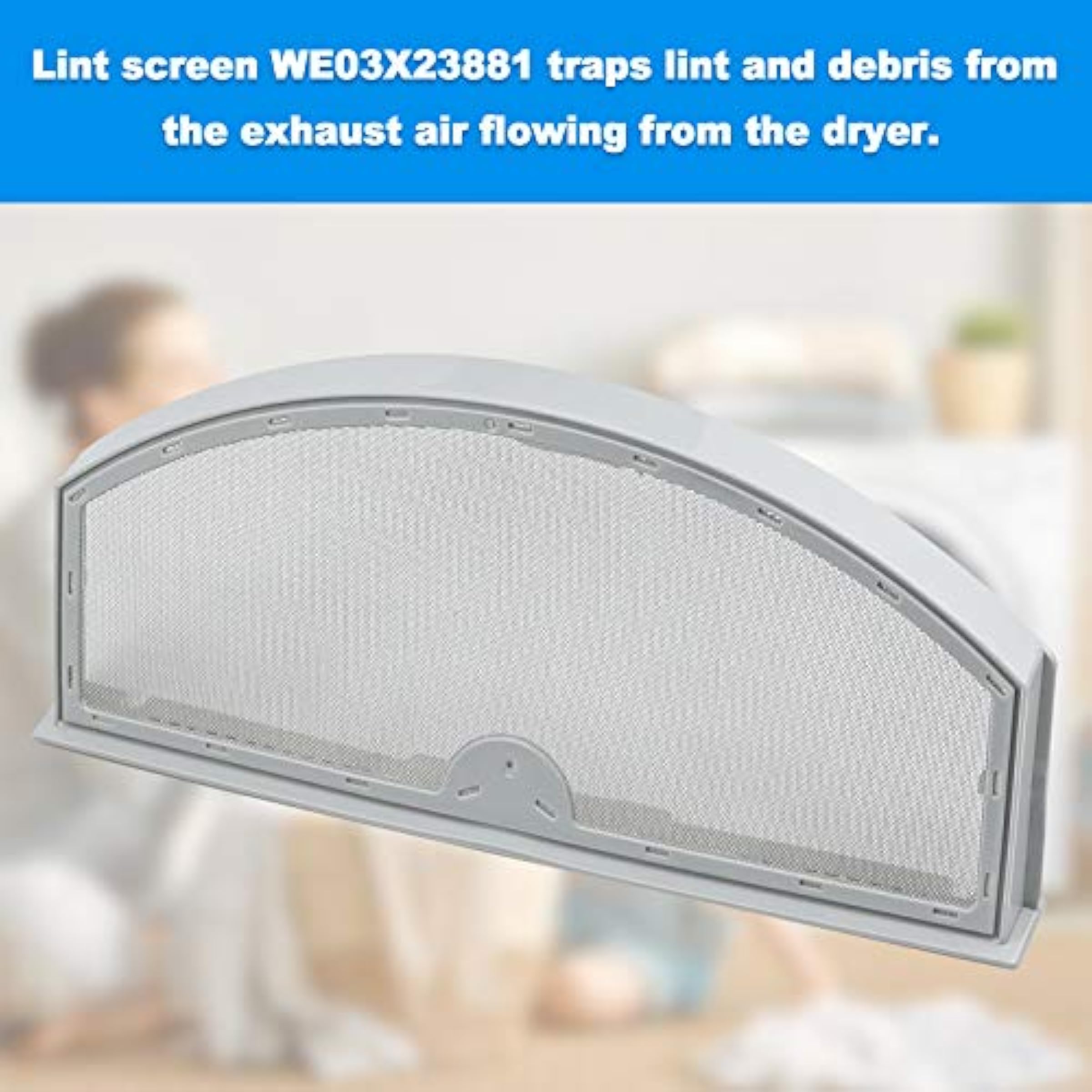 Upgraded WE03X23881 GE Dryer Lint Screen Filter Replacement, Dryer Lint Trap