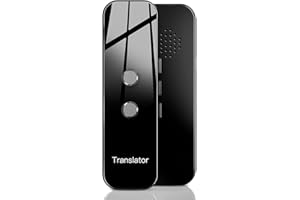 CHUNMU Instant Language Translator Device, Real-time Two Way Language Translator, Ai Voice Translator Device in 137 Languages, Mini Pocket Translator for Learning Travel and Business Communications