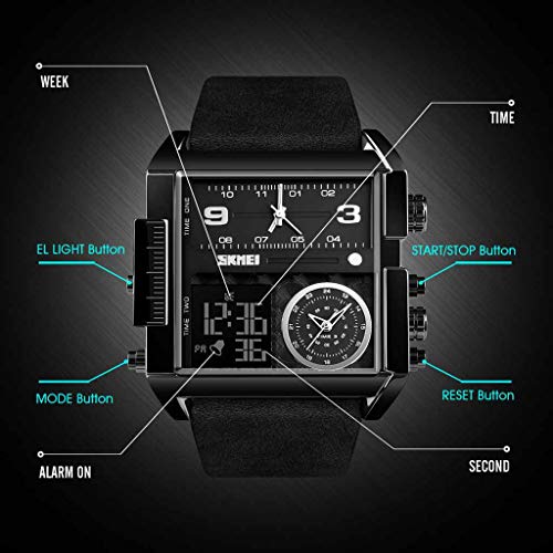 image for Dasuy Men's Digital Sports Watch 30M Waterproof Military Watches Outdo