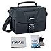 Canon 100ES Genuine Padded Starter Digital SLR Camera Case Gadget EOS Shoulder Bag (9320A023) + Camera Cleaning Kit for EOS T7, T7i, T8i, SL3, 5D Mark IV, 6D Mark II, 7D Mark II, 77D and 80D