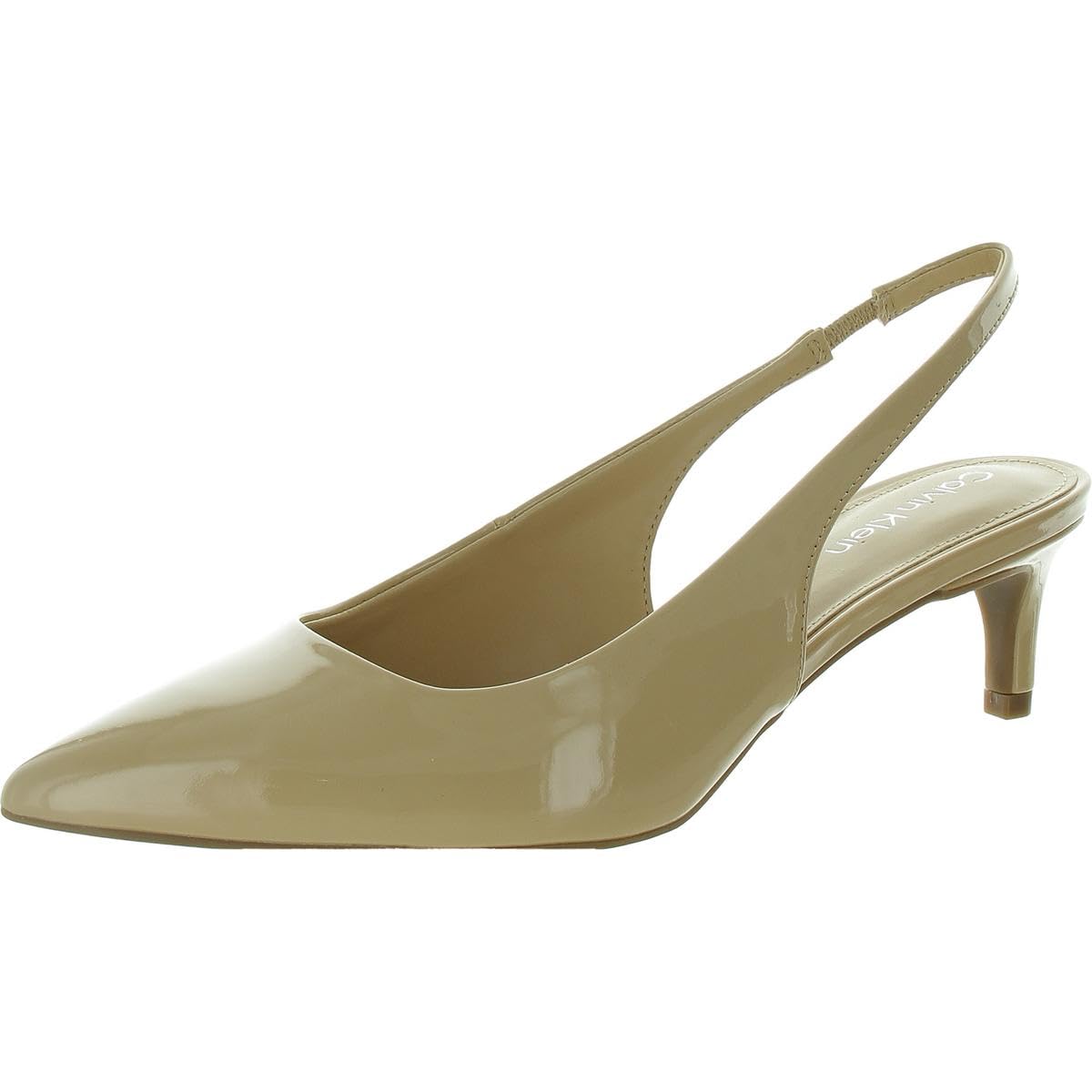 Calvin Klein Women’s Dainty Pump, Nude 110, 6.5