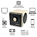 GOgroove BlueSYNC BX Portable Wireless Bluetooth Speaker - Rechargeable Compact Speaker with NFC, AUX and USB Inputs, Mic, Playback Controls for Flash Media, 4-6 Hour Battery (Wireless, Wood Brown)