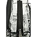 Casemetic Clear Set Bag Double Storage Compartment 3 External Pockets and Shoulder Strap, 13x8x8.5 Inch (Pack of 1)