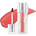 TIRTIR [*Mini Size Waterism Tinted Lip Gloss #02 Merry Coral, 0.06 Fl Oz – Kiss Ready Lipgloss, 12H Long Lasting Non Sticky Natural Tinted Glow Korean Multiuse Cheek and Lip Tint for Women gift
