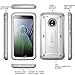 Moto G5 Plus Case, SUPCASE Full-body Rugged Holster Case with Built-in Screen Protector for Motorola Moto G5 Plus 2017 Release, Unicorn Beetle PRO Series - Retail Package (White/Gray)