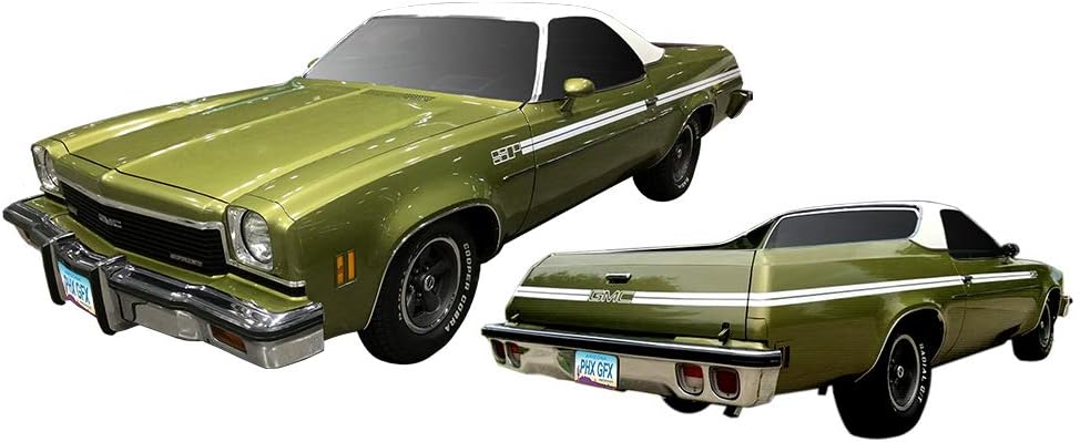 amazon com 1973 1974 1975 1976 1977 gmc sprint sp special performance stripes kit white automotive 1973 1974 1975 1976 1977 gmc sprint sp special performance stripes kit white