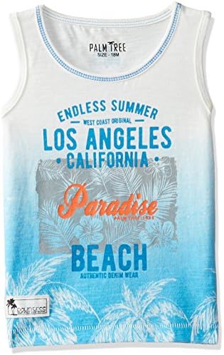 PalmTree Baby Boy's Plain Regular Fit Tank Top