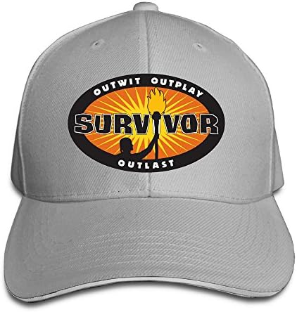 CSECGAR Survivor Sign Adjustable Baseball Cap Optimum Cap Ash