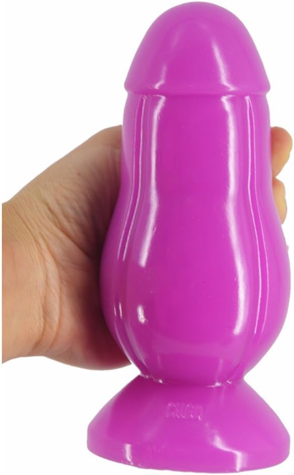 Dolover Magic Wand Massager with Stong Suction Cup(6.02"*2.55") for Couple Games (Purple)