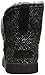 Sanuk Women's W CUSH N' Blaze Chukka Boot, Black Chevron Knit, 7 M US