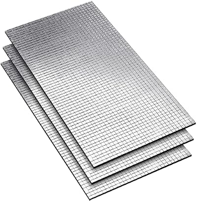 Pllieay 5400 Pcs Silver Self Adhesive Mirror Mosaic Tiles 5x5mm Glass for DIY