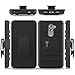 Honor 6X Case, Huawei Mate 9 Lite Case, CoverON [Explorer Series] Holster Hybrid Armor Belt Clip Hard Phone Cover For Huawei Honor 6X / Mate 9 Lite Holster Case - Black