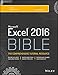 Microsoft Excel 2016 Bible by John Walkenbach