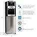 Brio Essential Series Top Loading Water Cooler Dispenser - Tri Temp Dispense, Child Safety Lock, Holds 3 or 5 Gallon Bottles - UL/Energy Star Approved