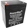 PowerStar Replacement BP5-12 BB Battery 12V 5Ah Sealed Lead Acid Battery, T1