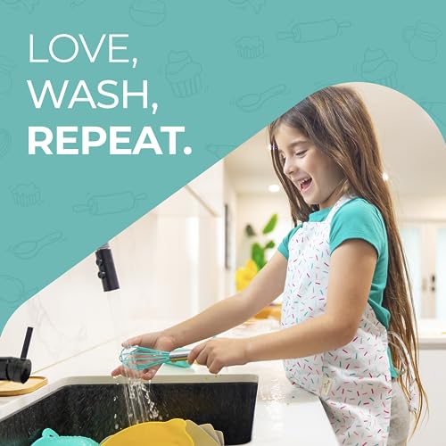 Tovla Jr. Kids Cooking Utensils Set 4Piece Kids Kitchen Tools Safe