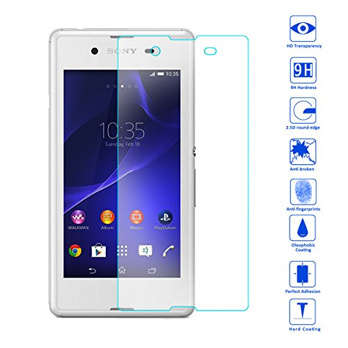 Wunderglass - Sony Xperia E3 Screen Protector 9H Tempered Glass Protector Screen Protector from toughened glass foil film - by OKCSÂ®