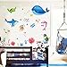 Wall Sticker,Woaill Colorful Fish Shark Ocean Wallpaper Vinyl Decal Mural Kid's Room Decor