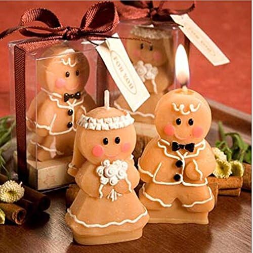 European Wedding Candle Gifts Resin Crafts Gingerbread For Bridal Party Home Decor Gift