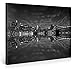 Large Canvas Print Wall Art – MANHATTAN SKYLINE – 40x30 Inch New York Cityscape Canvas Picture Stretched On A Wooden Frame – Giclee Canvas Printing – Hanging Wall Deco Picture / e6093