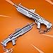 Games Collection 1/6 Metal Heavy Shotgun Model Action Figure Keychain Gift for Children